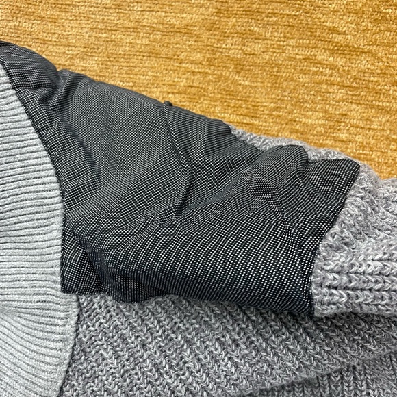 Refectory London men’s size large 1/4 zip, ribbed, pullover sweater - Picture 5 of 8